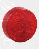 LED Autolamps Round Marker Lamps - Red (71mm Diam x 17mm high)
