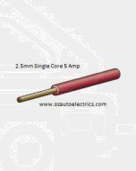 Narva 5812-7RD Red Single Core Cable 2.5mm (7m Roll)
