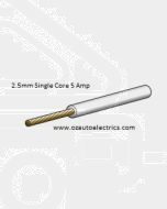 Narva 5812-100WE White Single Core Cable 2.5mm (100m Roll)