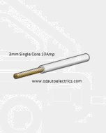 Narva 5813-30WE White Single Core Cable 3mm (30m roll)