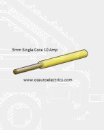 Narva 5813-30YW Yellow Single Core Cable 3mm (30m roll)