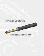 Narva 5813-30BK Black Single Core Cable 3mm (30m roll)