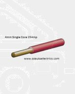 Narva 5814-4RD Red Single Core Cable 4mm (4m Roll)