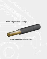 Narva 5815-30BK Black Single Core Cable 5mm (30m Roll)