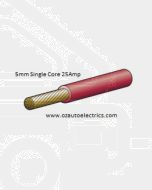 Narva 5815-30RD Red Single Core Cable 5mm (30m Roll)