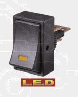 Narva 62005BL Off/On Rocker Switch with Amber L.E.D