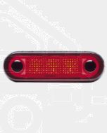 Hella Narrow Rim LED Courtesy Lamp - Red, 12V DC (95951031)