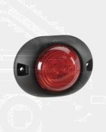 Narva 93138BL 9-33 Volt L.E.D Rear End Outline Marker Lamp (Red) with Black Deflector Base and 0.5m Cable (Blister Pack)