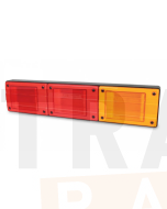 Hella 2427-H Designline LED Triple Module Stop/Rear Position/Rear Direction Indicator Lamp - Horizontal Mount