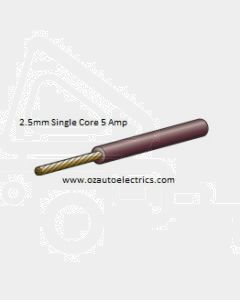Narva 5812-30BN Brown Single Core Cable 2.5mm (30m Roll)