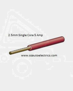 Narva 5812-30RD Red Single Core Cable 2.5mm (30m Roll)