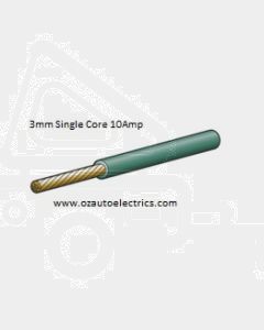Narva 5813-30GN Green Single Core Cable 3mm (30m roll)
