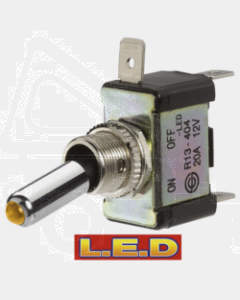 Narva 60287BL Off/On Toggle Switch with Green L.E.D