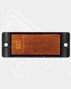 LED Autolamps 7035A Amber Reflex Reflector with Mounting Bracket (Twin Blister)