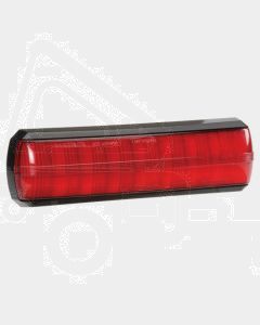 Narva 193816/4 0-30 Volt L.E.D Slimline Rear Stop/Tail Lamp (Red) with 0.5m Hard-Wired Cable and Black Base Bulk Pack of 4