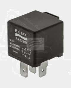 Britax C/over Mini Relay 12V 40/40amp 5 Pin n/o Resistor Type