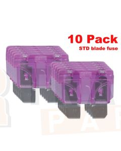 Ionnic BF3/10 ATC/ATO Blade Fuse 3A - Purple (Pack of 10)