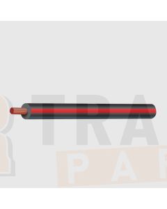 Ionnic TW100-BLK/RED-500 Thin Wall Black Cable - RedTrace (1.0mm2)