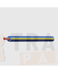 Ionnic TW050-BLU/YLW-500 Blue Thin Wall Cable - Yellow Trace (0.5mm2)