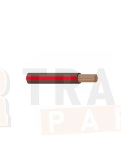 Ionnic TW100 BRN/RED-500 Thin Wall Brown Cable - Red Trace (1.0mm2)