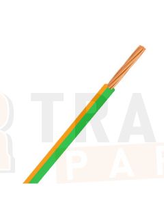 Ionnic TW100-D-GRN/ONG-500 Thin Wall Dark Green Cable - Orange Trace (1.0mm2)