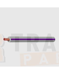Ionnic TW100-GRY/PUR-500 Thin Wall Grey Cable - Purple Trace (1.0mm2)