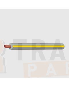 Ionnic TW100-D-GRN/YEL-500 Thin Wall Dark Green Cable - Yellow Trace (1.0mm2)