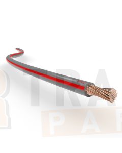 Ionnic TW100-GRY/RED-500 Thin Wall Grey Cable - Red Trace (1.0mm2)