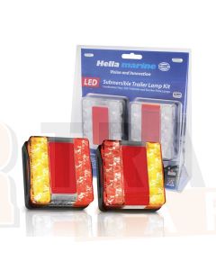 Hella Marine 2395-TP Square Compact LED Combination Trailer Lamp Kit 