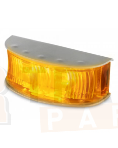 Hella 2062 DuraLED Front End Outline Lamp - Matt finish Stainless Steel Housing