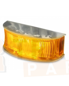 Hella LED Front End Outline Marker Lamp Amber 12/24V Matt Finish