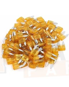 Ionnic MF5/100 ATM Mini Blade Fuse 5A - Orange (Pack of 100)