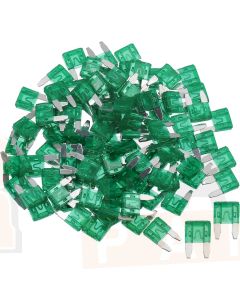 Ionnic MF30/100 ATM Mini Blade Fuse 30A - Green (Pk of 100)