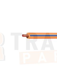 Ionnic TW100-ONG/BLU-500 Thin Wall Orange Cable - Blue Trace (1.0mm2)
