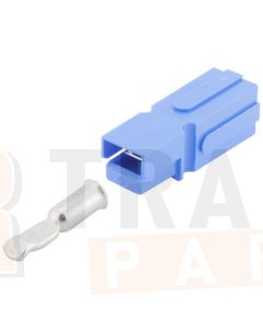Anderson PP75BLU Blue Powerpole 75A Single Connector with 8AWG Terminal