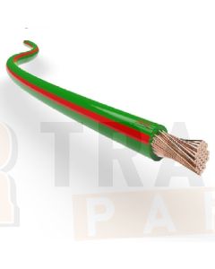 Ionnic TW200-D-GRN/RED-500 Thin Wall Dark Green Cable - Red Trace (2.0mm2)