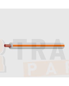 Ionnic TW100-WHT/ONG-500 Thin Wall White Cable - Orange Trace (1.0mm2)