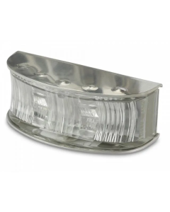 Hella 2061PBULK DuraLED Front Position/End Outline Lamp - Polished Stainless Steel Housing, Bulk Pack 4