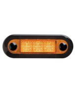 Hella Wide Rim LED Courtesy Lamp - Amber, 24V DC (95951053)