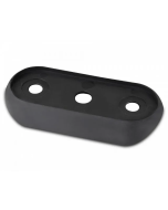 Hella 9GD958028001 DuraLED Seal Curved 1x2 Flush Mount