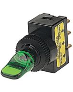 Hella Off-On Toggle Switch - Green Illuminated, 12V (4422)