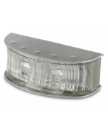 Hella 2061 DuraLED Front Position/End Outline Lamp - Matt finish Stainless Steel Housing