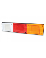 Hella 2428-H Designline LED Triple Module Stop/Rear Position/Rear Direction Indicator/Reversing Lamp - Horizontal Mount